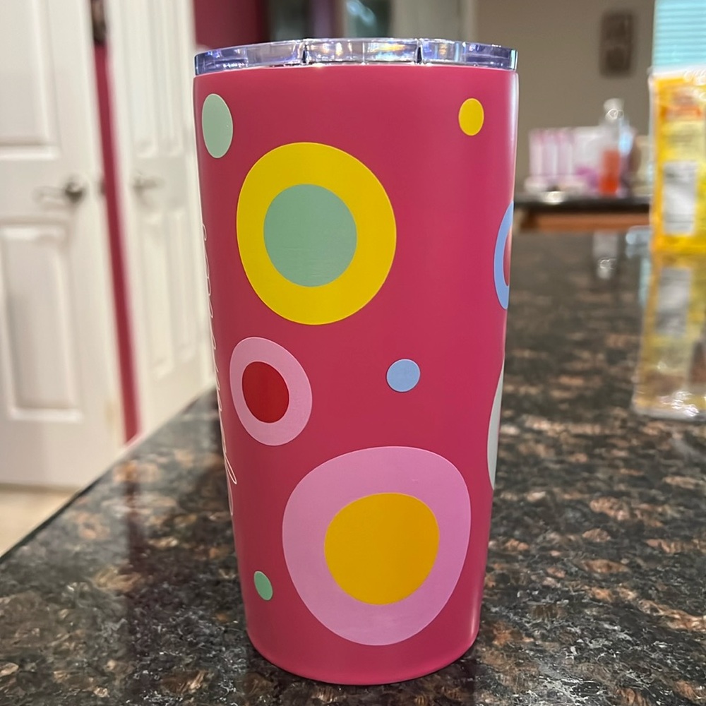New in the box never used 20oz colorful tumbler.